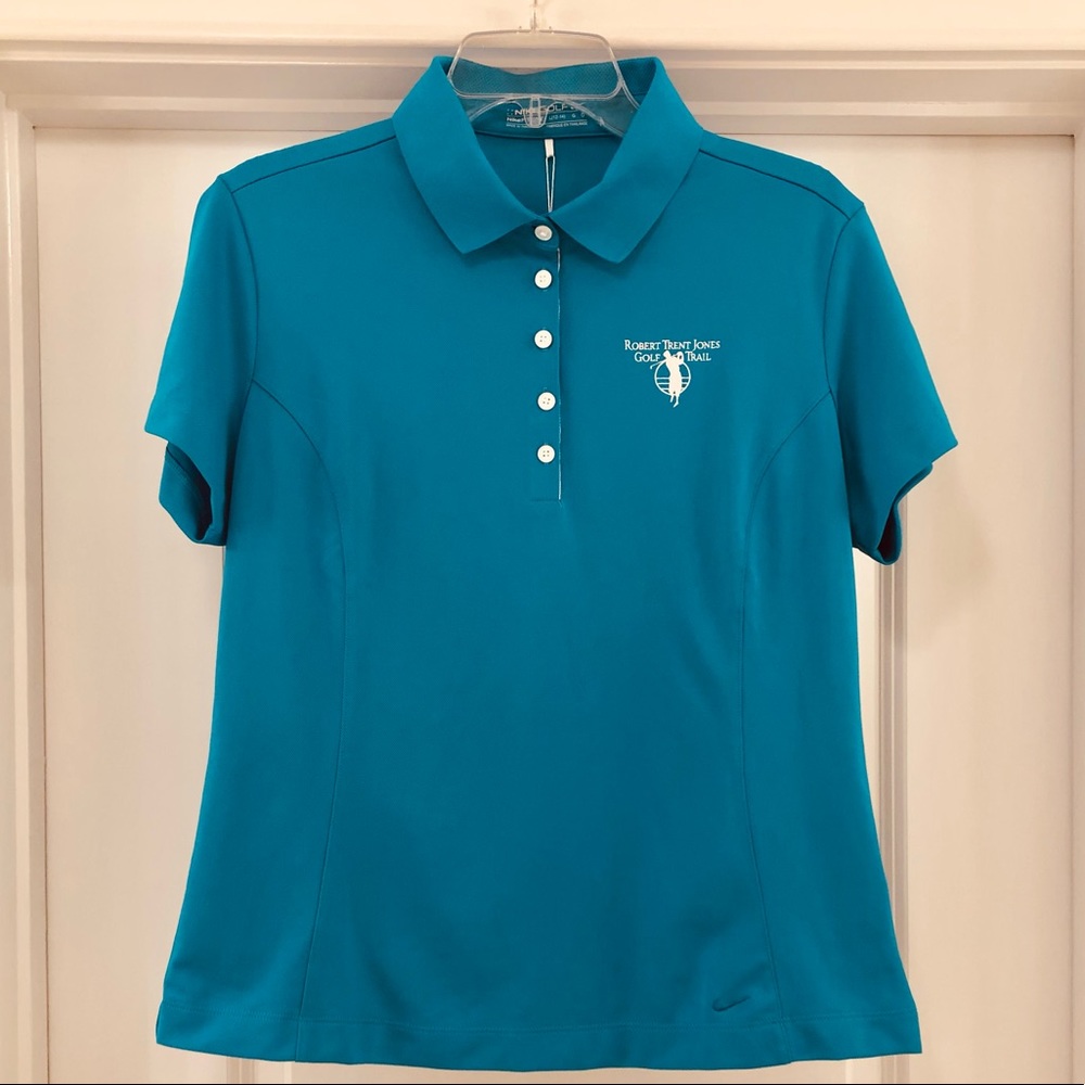 NWT Nike Golf Fit Dry Women’s Logo Shirt Size L